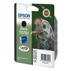 Epson C13T07914020 (T0791) Siyah Orjinal Kartuş - Stylus Photo 1400 (T2066) - 1