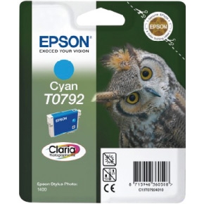 Epson C13T07924020 (T0792) Mavi Orjinal Kartuş - Stylus Photo 1400 (T2060) - 1