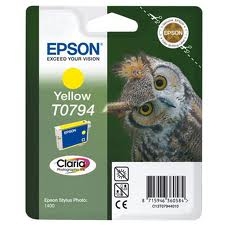 Epson C13T07944020 (T0794) Sarı Orjinal Kartuş - Stylus Photo 1400 (T2238) - 1