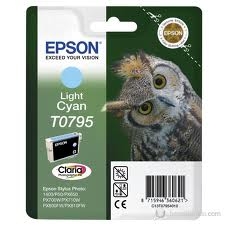 Epson C13T07954020 (T0795) Açık Mavi Orjinal Kartuş - Stylus Photo 1400 (T2058) - 1