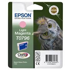 Epson C13T07964020 (T0796) Açık Kırmızı Orjinal Kartuş - Stylus Photo 1400 (T2055) - 1