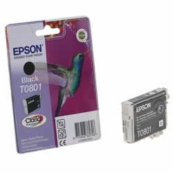 Epson C13T08014020 (T0801) Black Original Cartridge - Stylus Photo PX650 