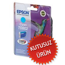 Epson C13T08024020 (T0802) Cyan Original Cartridge - Stylus Photo PX650 (Wıthout Box)