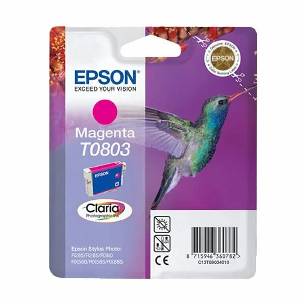 EPSON - Epson T08034021 Kırmızı Orjinal Kartuş - R265