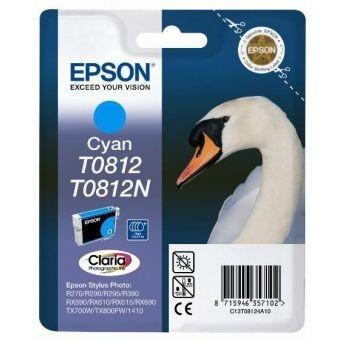 Epson C13T11124A10 (T0812) Cyan Original Cartridge - Stylus Photo R260 - 1