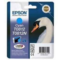 Epson C13T11124A10 (T0812) Mavi Orjinal Kartuş - Stylus Photo R260 (T1444) - 1