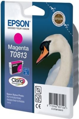 Epson C13T11134A10 (T0813) Magenta Original Cartridge - Stylus Photo R260 - 1