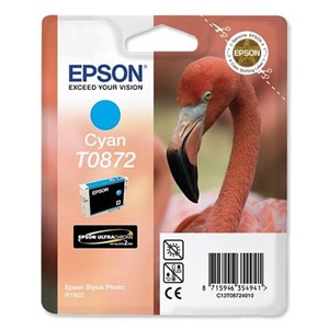 Epson C13T08724020 (T0872) Cyan Original Cartridge - Photo R1900 - 1