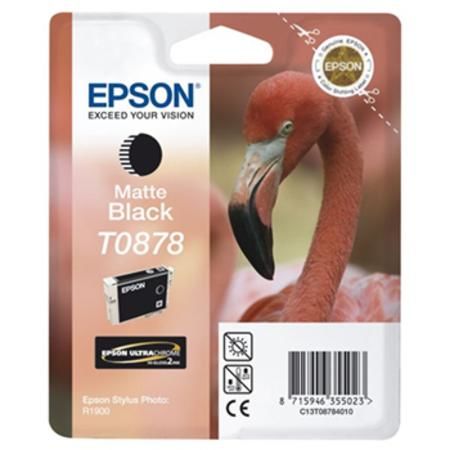 Epson C13T08784020 (T0878) Mat Siyah Orjinal Kartuş - Photo R1900 (T7251) - 1