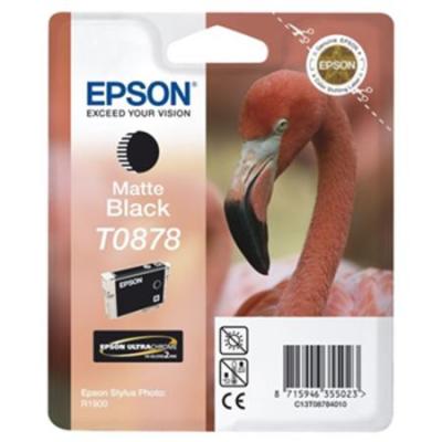 Epson C13T08784020 (T0878) Matte Black Original Cartridge - Photo R1900 