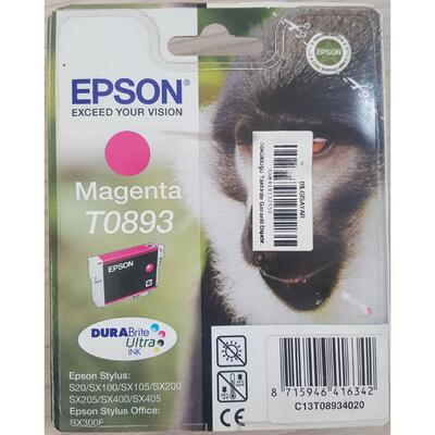 Epson C13T08934020 (T0893) Kırmızı Orjinal Kartuş - Stylus SX105 (T1945) - 1