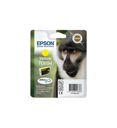 Epson C13T08944020 (T0894) Sarı Orjinal Kartuş - Stylus SX105 (T2158) - 1