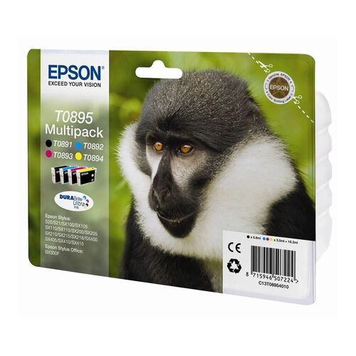 Epson C13T08954010 (T0895) Original Multipack Cartridge - Stylus SX105 