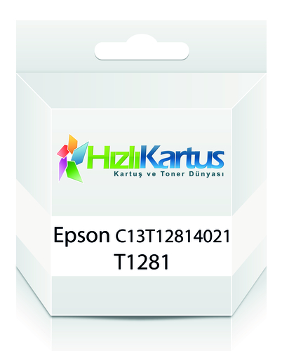 Epson C13T12814021 (T1281) Siyah Muadil Kartuş - Stylus SX125 (T9191) - 1