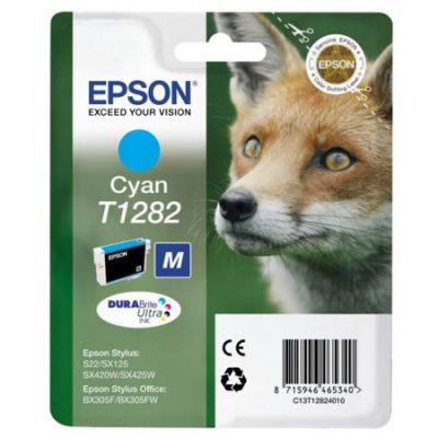 Epson C13T12824021 (T1282) Cyan Original Cartridge - Stylus SX125 - 1