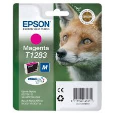 Epson C13T12834021 (T1283) Magenta Original Cartridge - Stylus SX125 