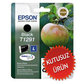 Epson C13T12914021 (T1291) Siyah Orjinal Kartuş - Stylus SX425 (U) (T2328) - 1