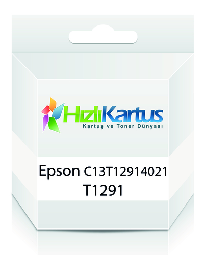 Epson C13T12914021 (T1291) Siyah Muadil Kartuş - Stylus SX425 (T9184) - 1