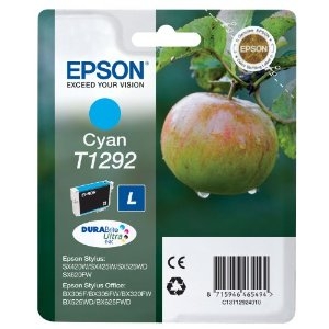 Epson C13T12924021 (T1292) Cyan Original Cartridge - Stylus SX425 