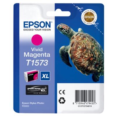 Epson C13T15734010 (T1573) Magenta Original Cartridge - Stylus Photo R3000 