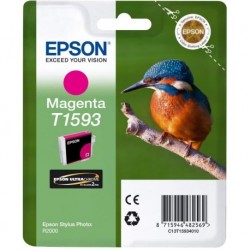 Epson C13T15934010 (T1593) Kırmızı Orjinal Kartuş - Stylus Photo R2000 (T1441) - 1