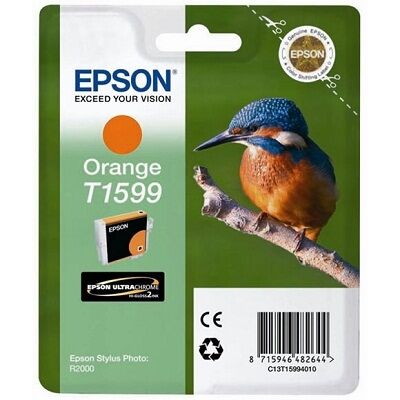 Epson C13T15994010 (T1599) Orange Original Cartridge - Stylus Photo R2000 - 2