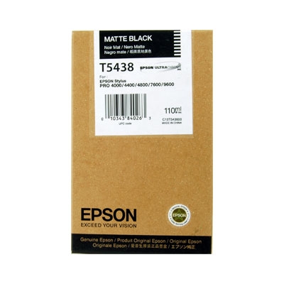 Epson C13T543800 (T5438) Mat Siyah Orjinal Kartuş - Stylus Pro 4000 (T2440) - 1