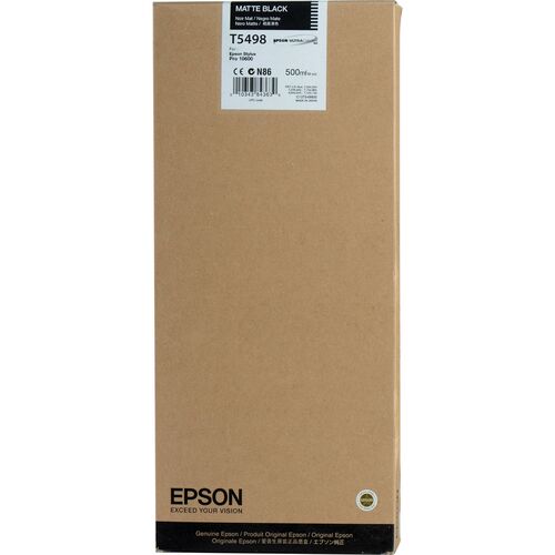 Epson C13T549800 (T5498) Mat Siyah Orjinal Kartuş - Stylus Pro 10600 (T2140) - 1