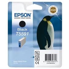 Epson C13T55914010 (T5591) Black Original Cartridge - Stylus Photo RX700