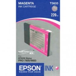 Epson C13T563300 (T5633) Kırmızı Orjinal Kartuş - Stylus Pro 7800 (T1610) - 1