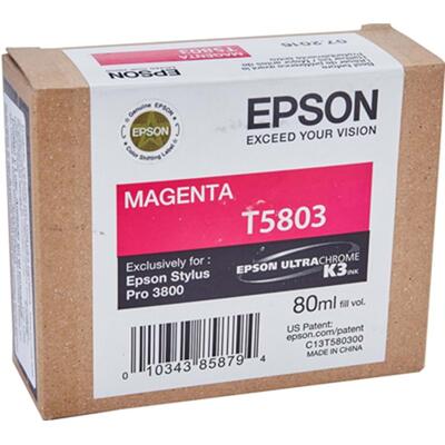 Epson C13T580300 (T5803) Kırmızı Orjinal Kartuş - Stylus Pro 3800 (T2746) - 1