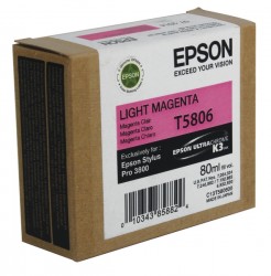 Epson C13T580600 (T5806) Açık Kırmızı Orjinal Kartuş - Stylus Pro 3800 (T1696) - 1