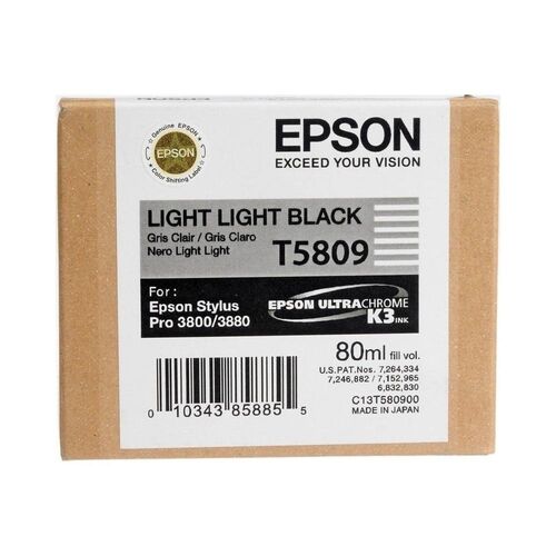 Epson C13T580900 (T5809) Double Light Black Original Cartridge - Stylus Pro 3800 - 1