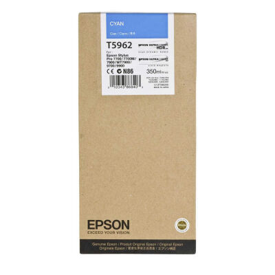 Epson C13T596200 (T5962) Mavi Orjinal Kartuş - Stylus Pro 7700 (T1504) - 2