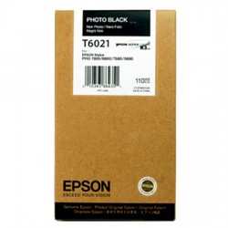 Epson C13T602100 (T6021) Foto Siyah Orjinal Kartuş - Stylus Pro 7800 (T1639) - 1