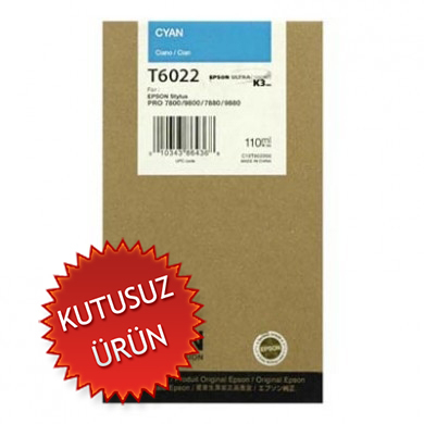 Epson C13T602200 (T6022) Mavi Orjinal Kartuş - Stylus Pro 7800 (U) (T16751) - 1