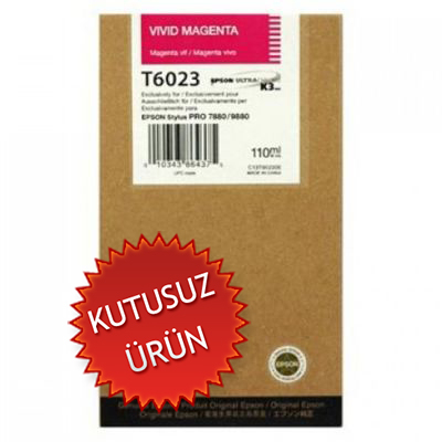 Epson C13T602300 (T6023) Kırmızı Orjinal Kartuş - Stylus Pro 7800 (U) (T16752) - 1