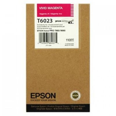 Epson C13T602300 (T6023) Kırmızı Orjinal Kartuş - Stylus Pro 7800 (T1649) - 1