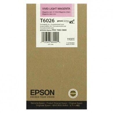 Epson C13T602600 (T6026) Açık Kırmızı Orjinal Kartuş - Stylus Pro 7800 (T1582) - 2