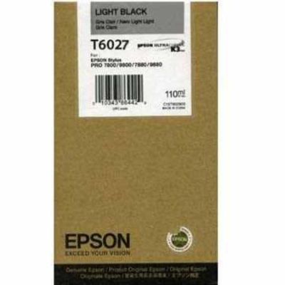 Epson C13T602700 (T6027) Lıght Black Original Cartridge - Stylus Pro 7800 - 1