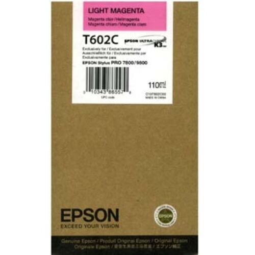 Epson C13T602C00 (T602C) Açık Kırmızı Orjinal Kartuş - Stylus Pro 7800 (T1590) - 2