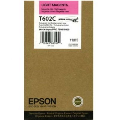 Epson C13T602C00 (T602C) Lıght Magenta Original Cartridge - Stylus Pro 7800 - 1