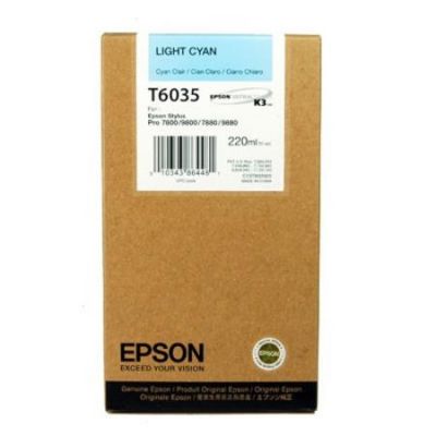 Epson C13T603500 (T6035) Lıght Cyan Original Cartridge - Stylus Pro 7800 - 1