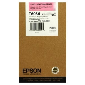 Epson C13T603600 (T6036) Lıght Magenta Original Cartridge - Stylus Pro 7800 - 1