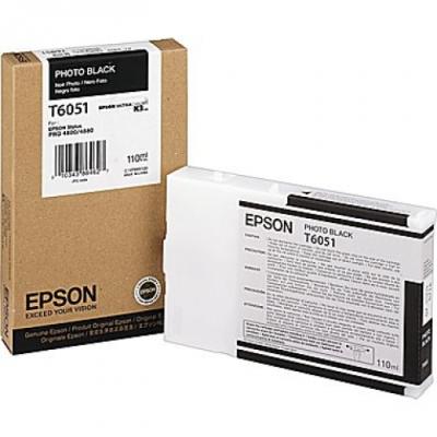 Epson C13T605100 (T6051) Photo Black Original Cartridge - Stylus Pro 4800 