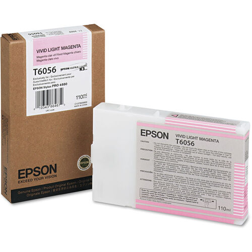 Epson C13T605600 (T6056) Açık Kırmızı Orjinal Kartuş - Stylus Pro 4800 (T1796) - 1