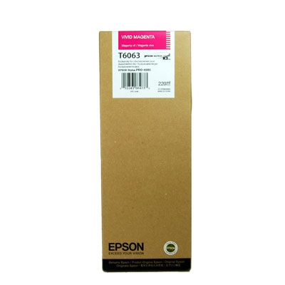 Epson C13T606300 (T6063) Kırmızı Orjinal Kartuş - Stylus Pro 4800 (T2619) - 1