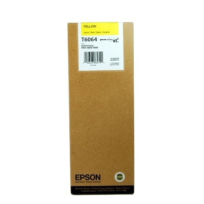 Epson C13T606400 (T6064) Sarı Orjinal Kartuş - Stylus Pro 4800 (T1793) - 1