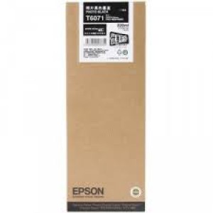 Epson C13T607100 (T6071) Foto Siyah Orjinal Kartuş - Stylus Pro 4800 (T6418) - 1