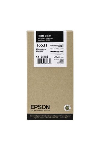 Epson C13T653100 (T6531) Photo Black Original Cartridge - Stylus Pro 4900 - 1